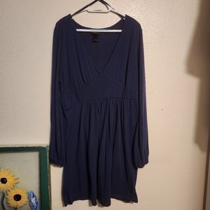 Navy Blue Sweater Dress